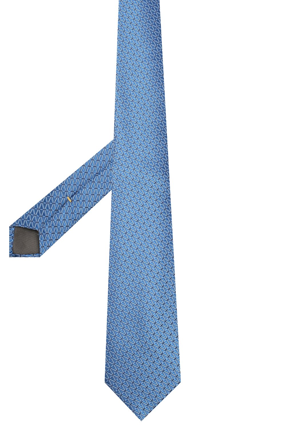 Шелковый галстук CANALI синего цвета по цене 9575 руб., арт. 18/HJ02609, фото 2 Шелковый галстук CANALI, арт. 18/HJ02609, фото 2