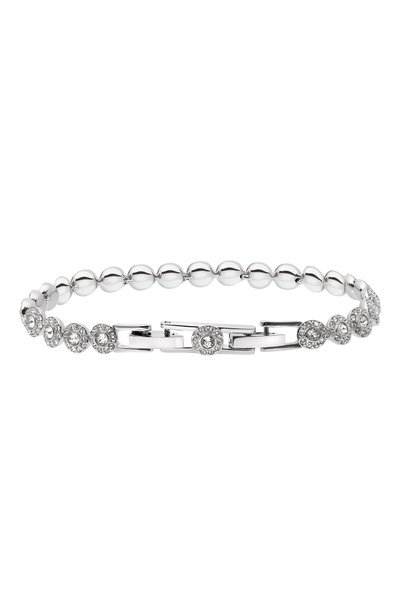 Браслет una angelic tennis SWAROVSKI серебряного цвета по цене 27550 руб., арт. 5071173, фото 3 Браслет una angelic tennis SWAROVSKI, арт. 5071173, фото 3