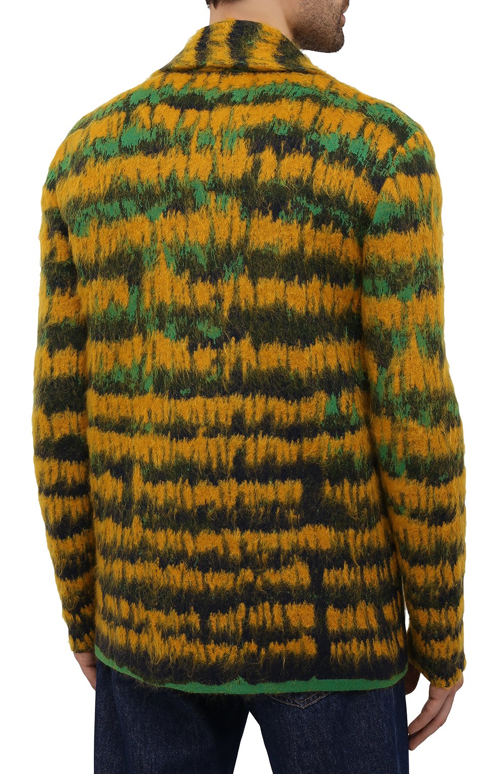 Кардиган SAINT LAURENT разноцветного цвета по цене 240500 руб., арт. 645780/YAWS2, фото 4 Кардиган SAINT LAURENT, арт. 645780/YAWS2, фото 4