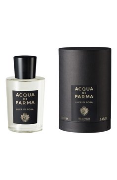 Парфюмерная вода luce di rosa (100ml) ACQUA DI PARMA бесцветного цвета, арт. ADP081920 | Фото 2 (Тип аромата: Цветочный, Древесный; Региональные ограничения белый список (Axapta Mercury): Не проставлено; Нос: Не проставлено; Тип продукта - парфюмерия: Парфюмерная вода; Ограничения доставки: flammable)
