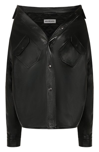 Кожаная рубашка BALENCIAGA, арт. 606243/TGS07, фото 1