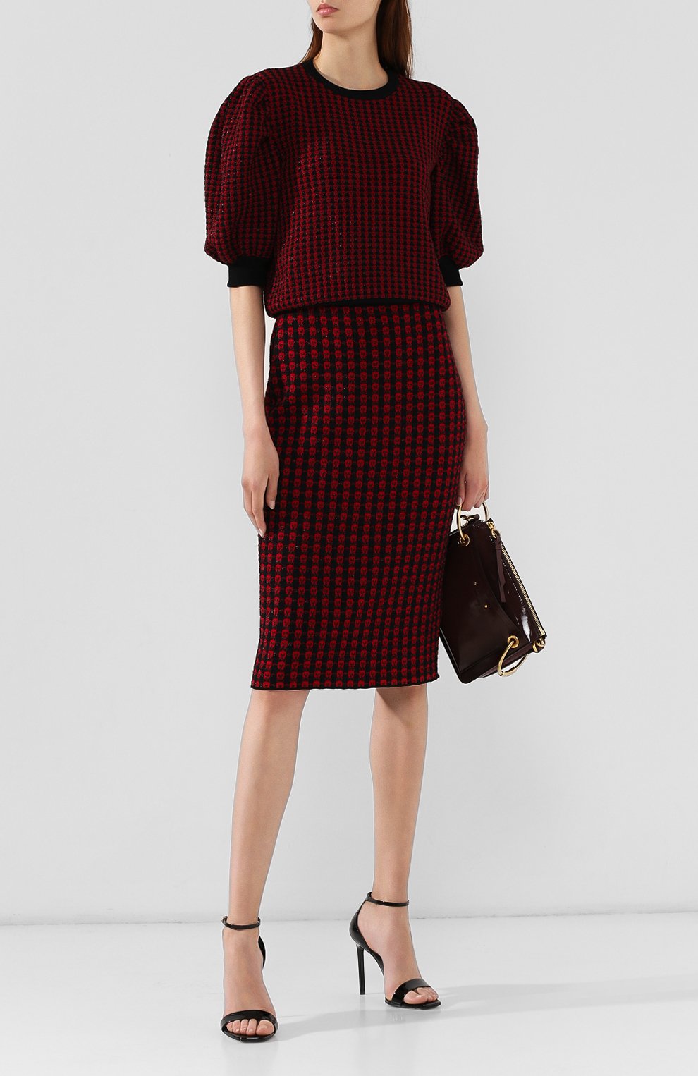 Пуловер из вискозы REDVALENTINO черного цвета по цене 29950 руб., арт. SR3KCB58/4GL, фото 2 Пуловер из вискозы REDVALENTINO, арт. SR3KCB58/4GL, фото 2