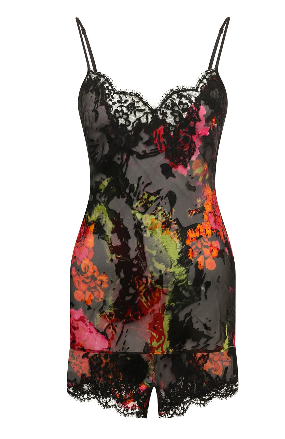 Пижама из вискозы и шелка LISE CHARMEL черного цвета по цене 50800 руб., арт. ALH4286-ALH0186, фото 1 Пижама из вискозы и шелка LISE CHARMEL, арт. ALH4286-ALH0186, фото 1