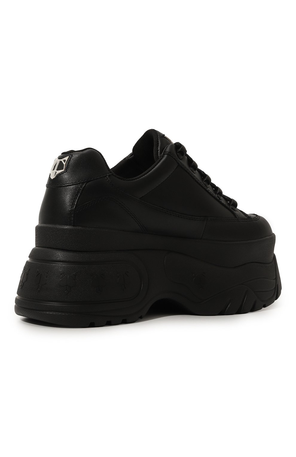 Кожаные кроссовки sprinter NAKED WOLFE черного цвета по цене 29350 руб., арт. SPRINTER, фото 5 Кожаные кроссовки sprinter NAKED WOLFE, арт. SPRINTER, фото 5