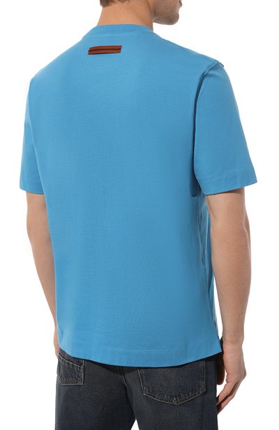 Хлопковая футболка ZEGNA, арт. UD364A7/D777, фото 4