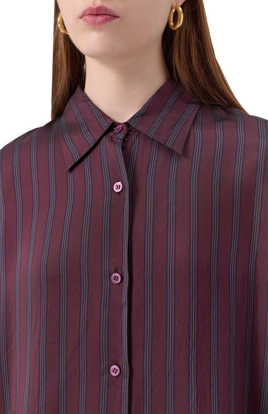 Рубашка Dries Van Noten 010700-2267-358 Бордовый  010700-2267-358 Фото 5