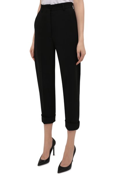 Брюки из шерсти и шелка DOLCE & GABBANA, арт. FTB72T/FUBAJ, фото 3