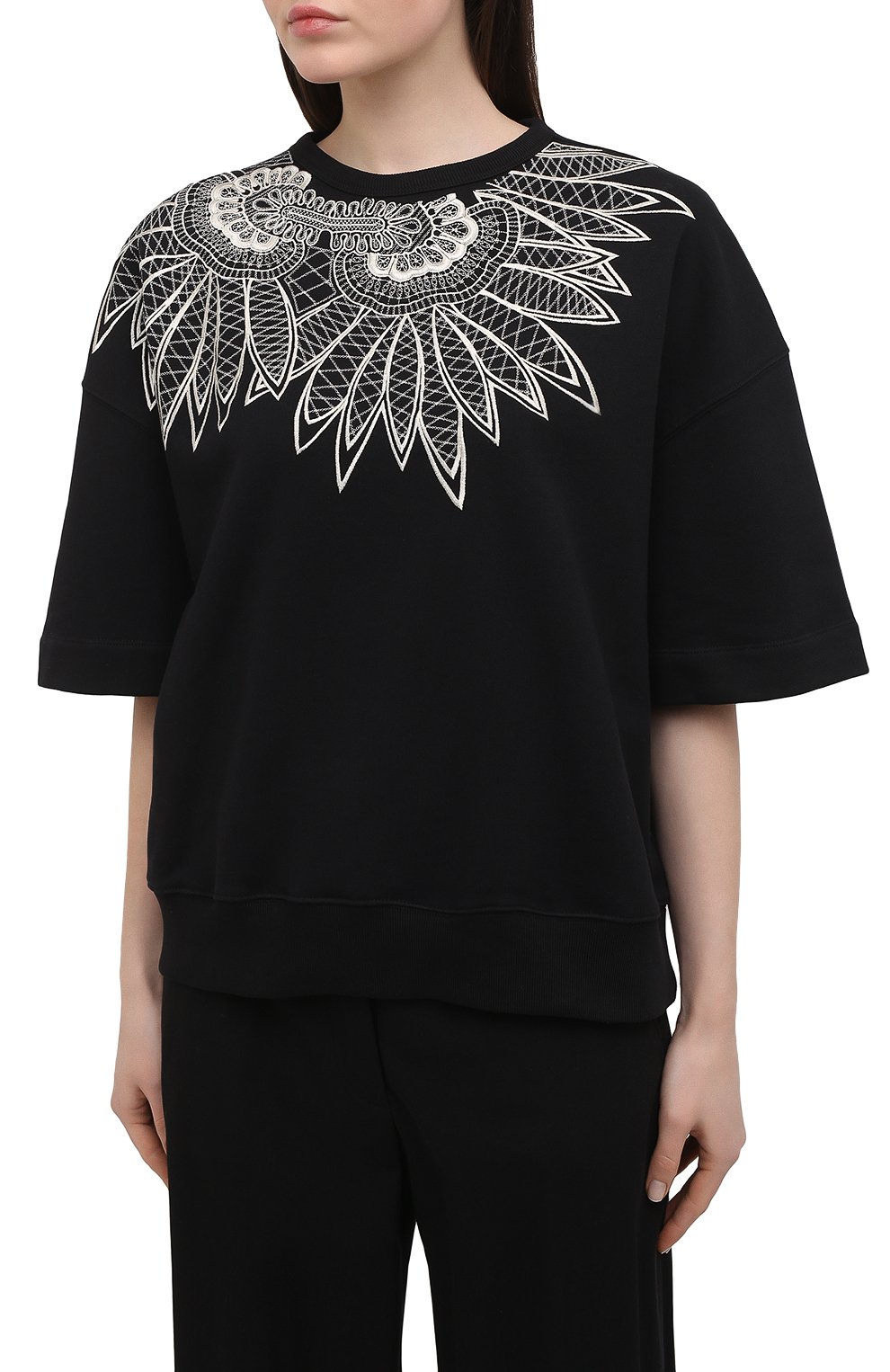 Хлопковый свитшот DRIES VAN NOTEN, арт. 211-31163-2629, фото 3
