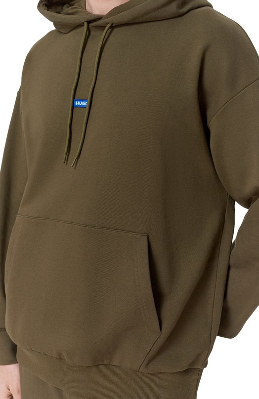 Хлопковый спортивный костюм HUGO Blue 50522369 Коричневый  50522369 Фото 6