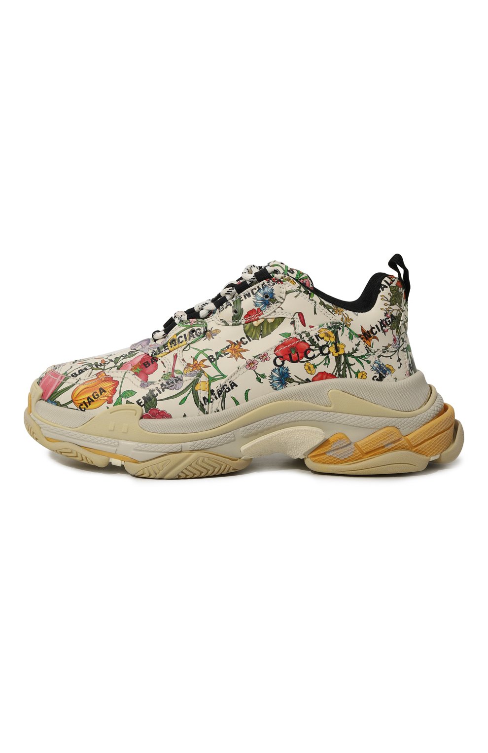 Кожаные кроссовки gucci x balenciaga triple s the hacker project GUCCI, арт. 681068 UL110, фото 4