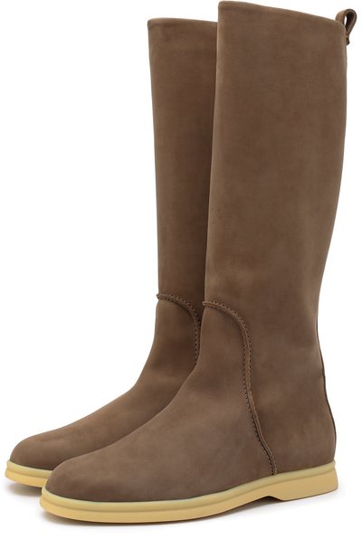 Сапоги из нубука на контрастной подошве LORO PIANA, арт. FAG3617, фото 1