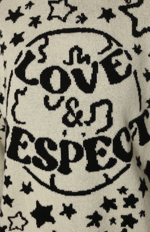 Кашемировый свитер Nervure Кремовый, фото 5