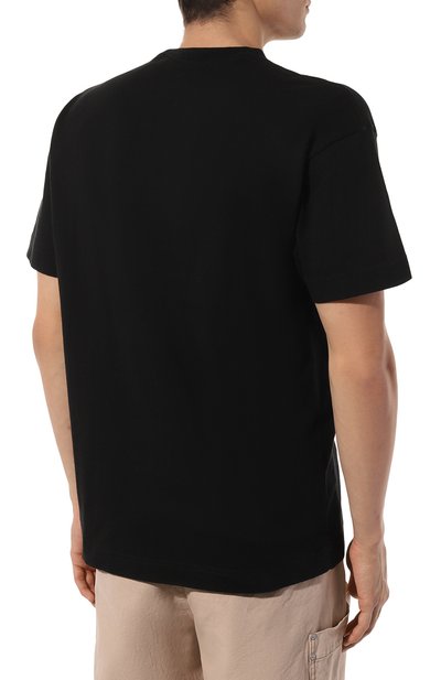 Хлопковая футболка PALM ANGELS, арт. PMAA001F23JER0051001, фото 4