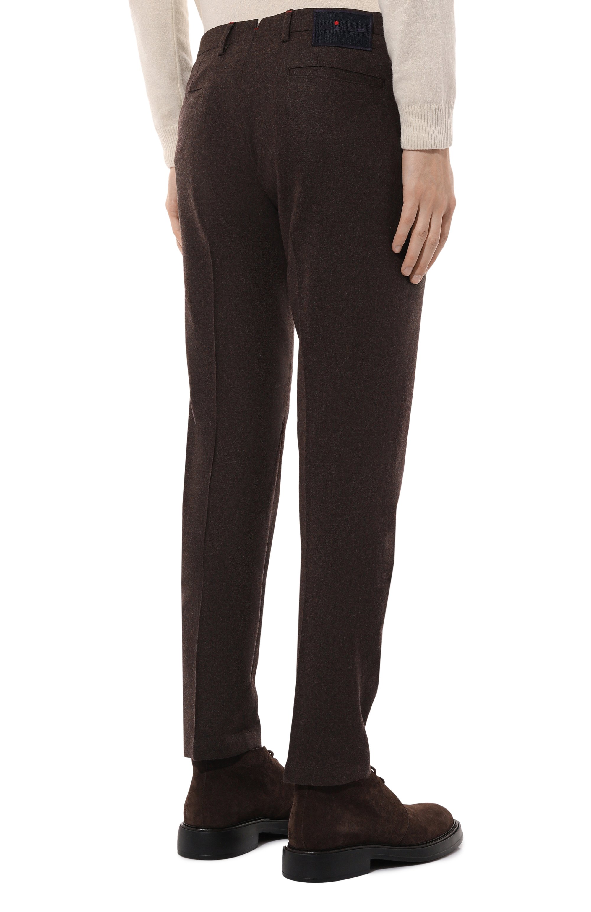 Шерстяные брюки KITON, арт. UFPP79K0123E07, фото 4