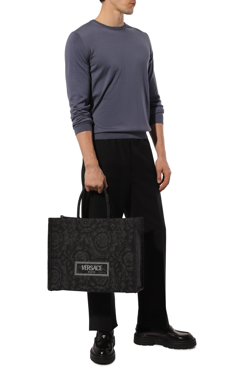 Сумка-тоут barocco athena large VERSACE, арт. 1013152/1A09741, фото 7