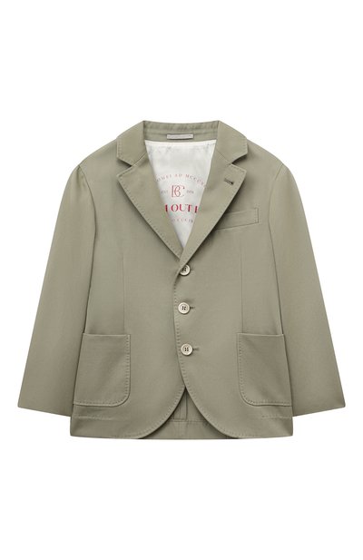 Хлопковый пиджак BRUNELLO CUCINELLI, арт. BS443K726A