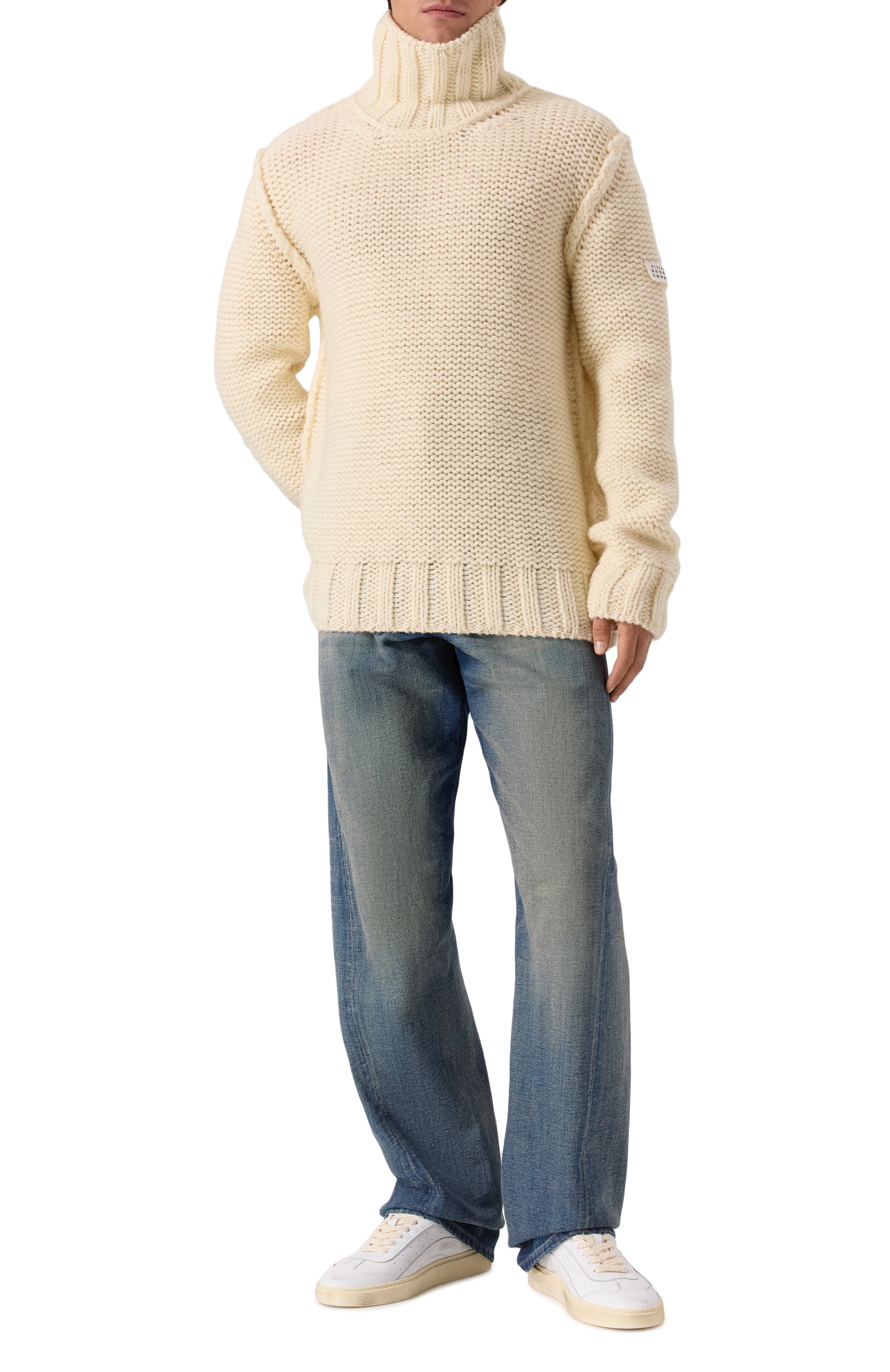 Шерстяной свитер MM6, арт. SH2HA0008/M13166, фото 2