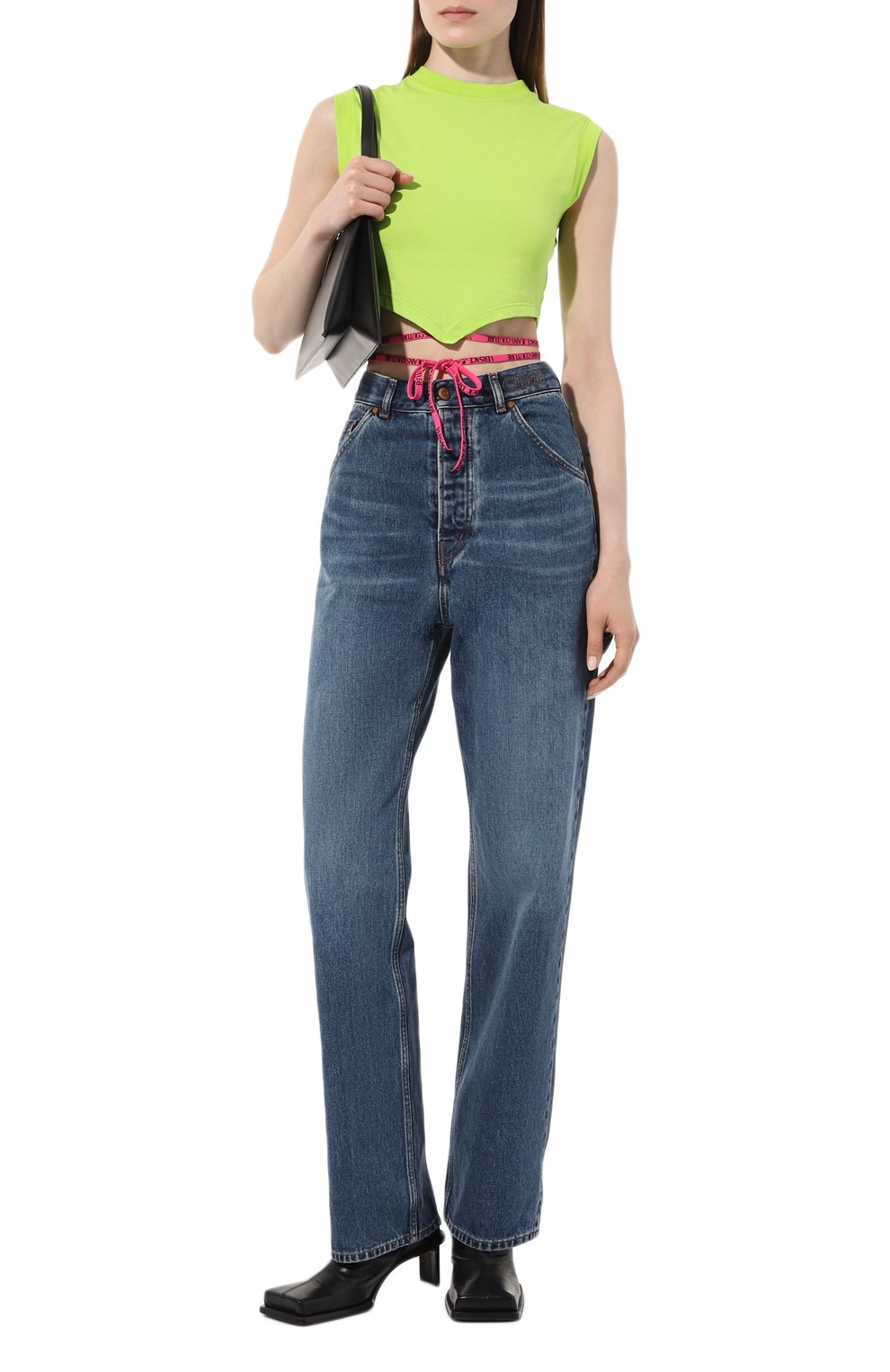 Хлопковый топ VERSACE JEANS COUTURE, арт. 74HAM603/J0020, фото 2