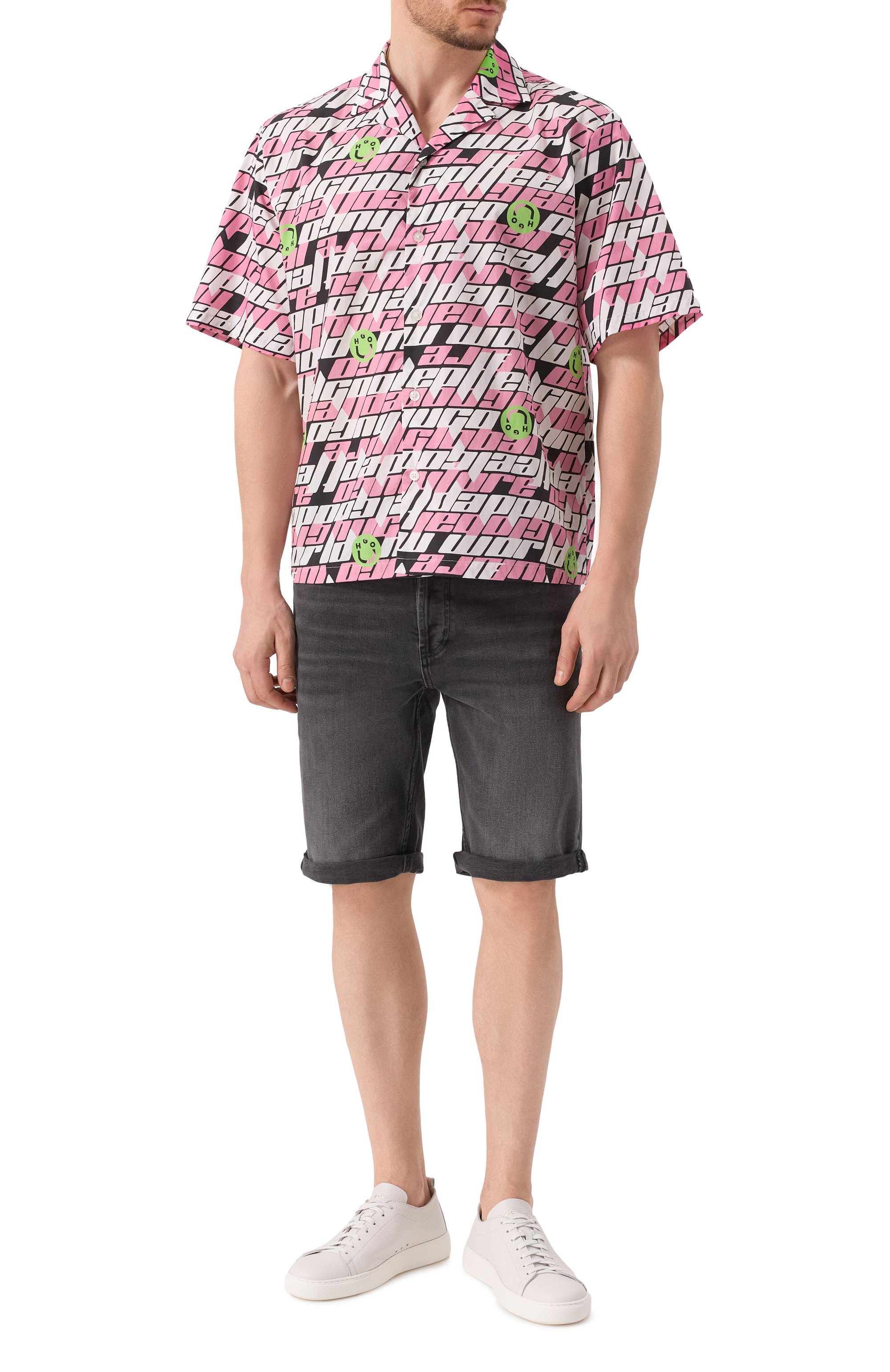 Хлопковая рубашка HUGO BLUE, арт. 50539126, фото 2