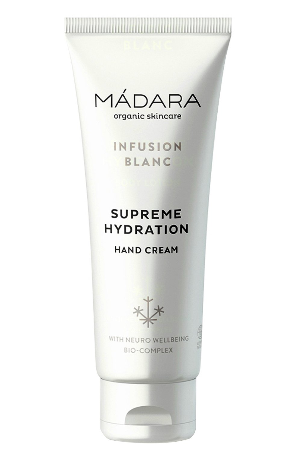 Увлажнящий крем для рук infusion blanc (75ml) MADARA бесцветного цвета по цене 2100 руб., арт. A1410, фото 1 Увлажнящий крем для рук infusion blanc (75ml) MADARA, арт. A1410, фото 1