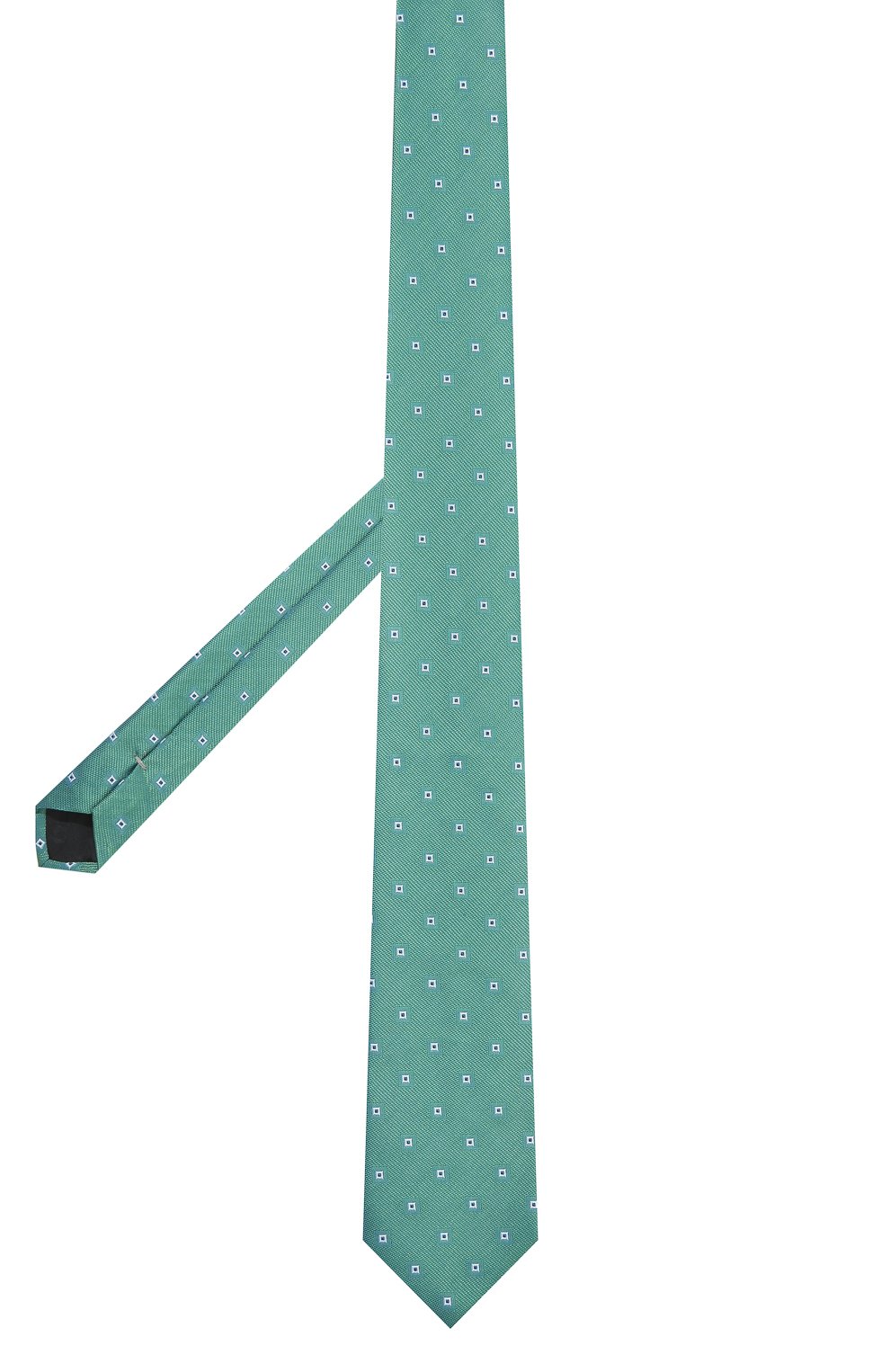Шелковый галстук BROUBACK зеленого цвета по цене 5995 руб., арт. TIE 8CM/FW22, фото 3 Шелковый галстук BROUBACK, арт. TIE 8CM/FW22, фото 3