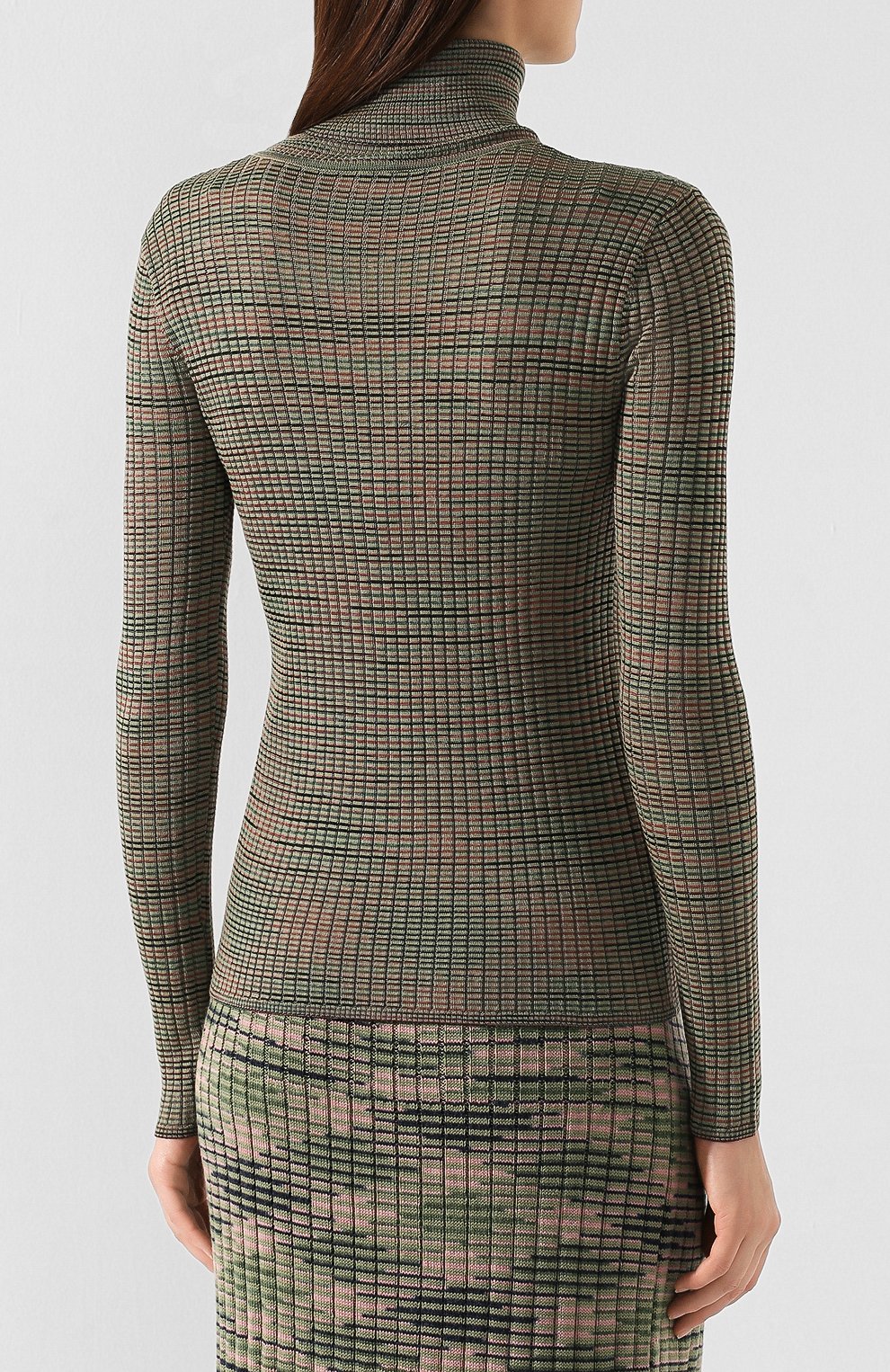 Водолазка из смеси вискозы и шерсти M MISSONI разноцветного цвета по цене 29100 руб., арт. 2DN00136/2K002U, фото 4 Водолазка из смеси вискозы и шерсти M MISSONI, арт. 2DN00136/2K002U, фото 4