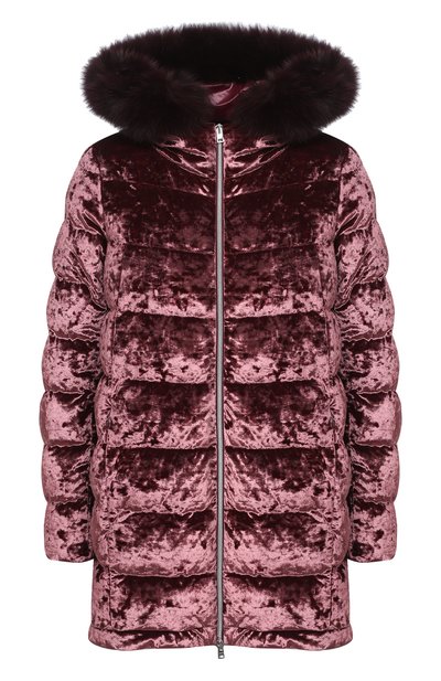 Пуховик с отделкой мехом HERNO, арт. PI061DR/15357S, фото 1