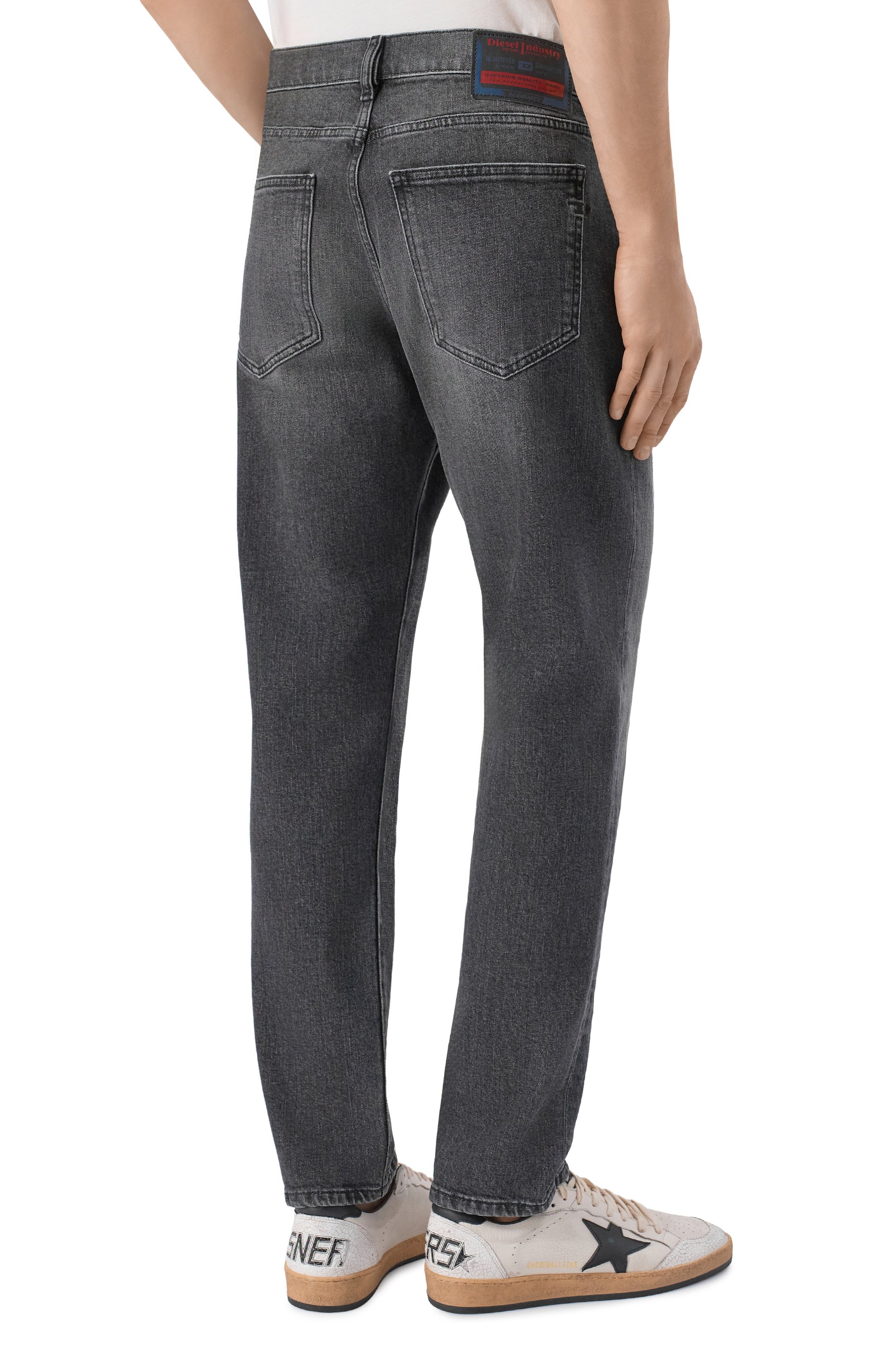 Джинсы 2019 d-strukt DIESEL серого цвета по цене 21650 руб., арт. A03558/09N49, фото 4 Джинсы 2019 d-strukt DIESEL, арт. A03558/09N49, фото 4