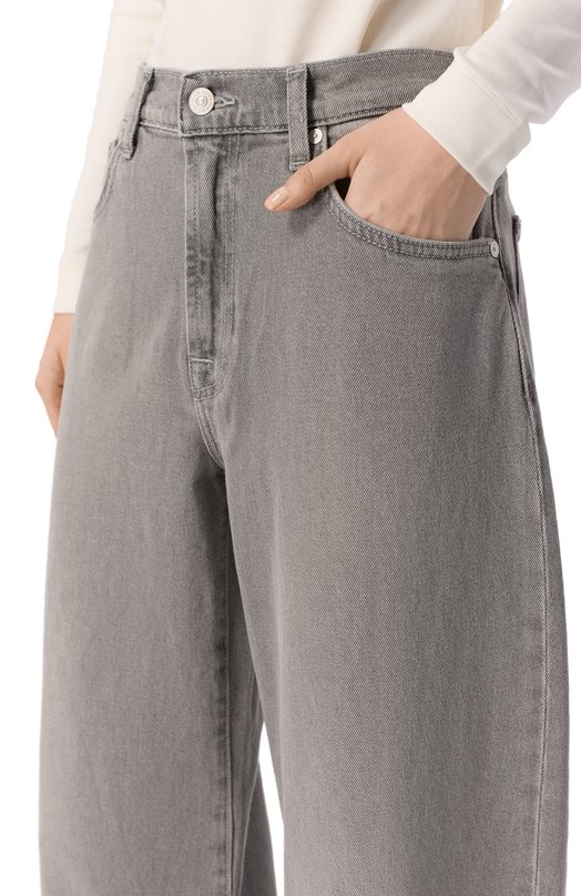 Джинсы Bonnie 7 For All Mankind 7UF70C31/B0NNIE CURVILINEAR Серый  7UF70C31/B0NNIE CURVILINEAR Фото 5