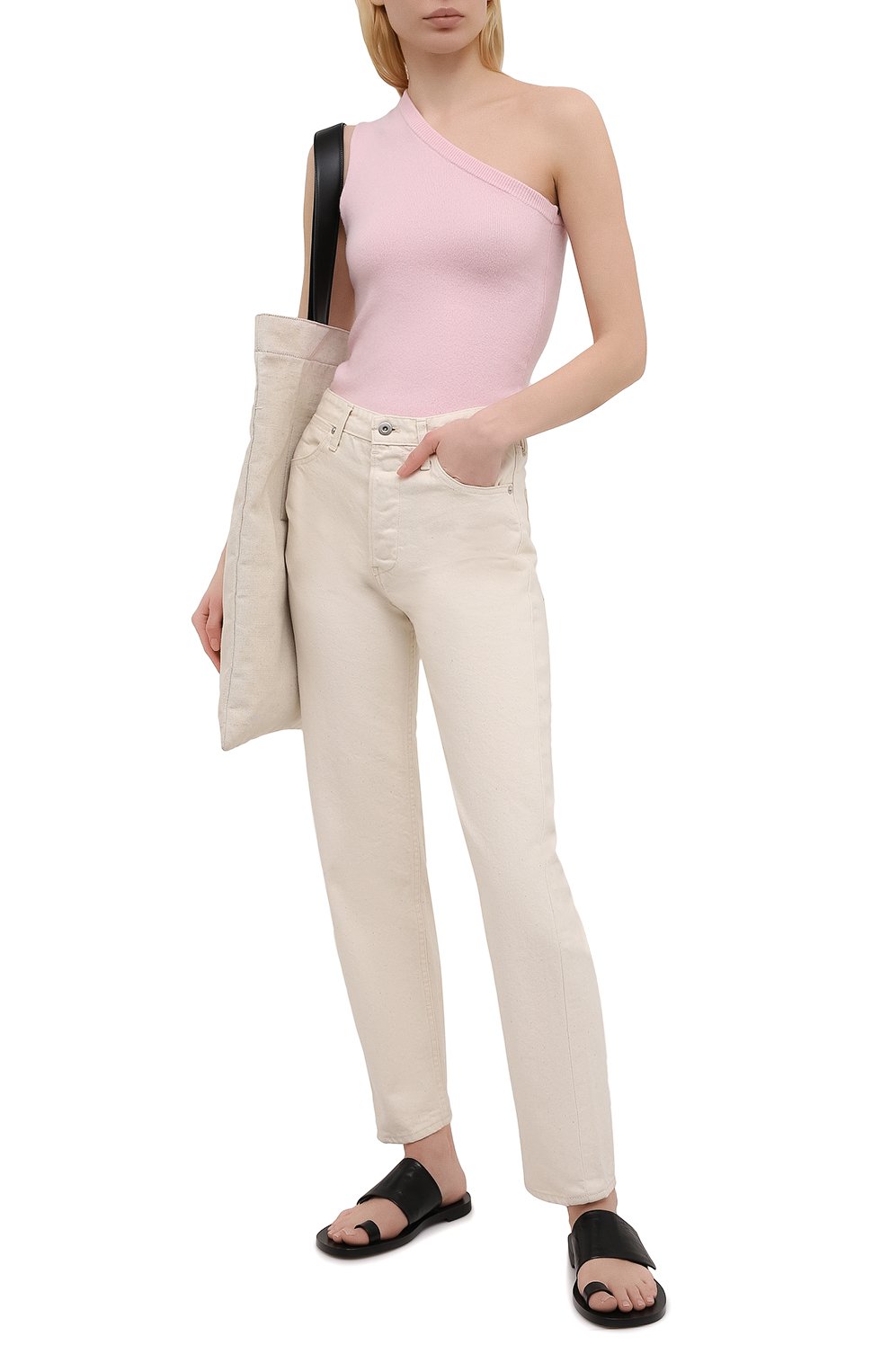 Кашемировый топ EXTREME CASHMERE розового цвета по цене 18550 руб., арт. 108/ASYMETRIC, фото 2 Кашемировый топ EXTREME CASHMERE, арт. 108/ASYMETRIC, фото 2