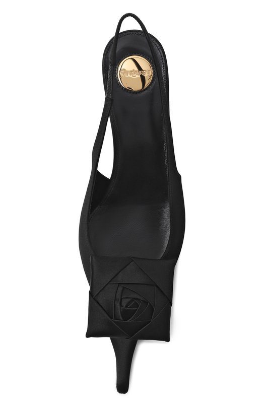 Текстильные туфли Dakota 50 Saint Laurent 847660/9QNAG Чёрный  847660/9QNAG Фото 6