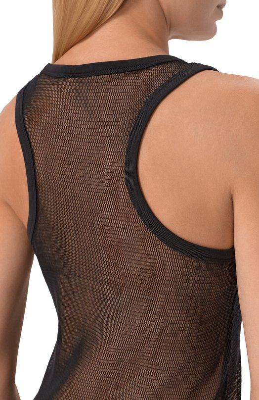 Хлопковый топ Officine Generale S26WTEE201_001 Чёрный  S26WTEE201_001 Фото 5