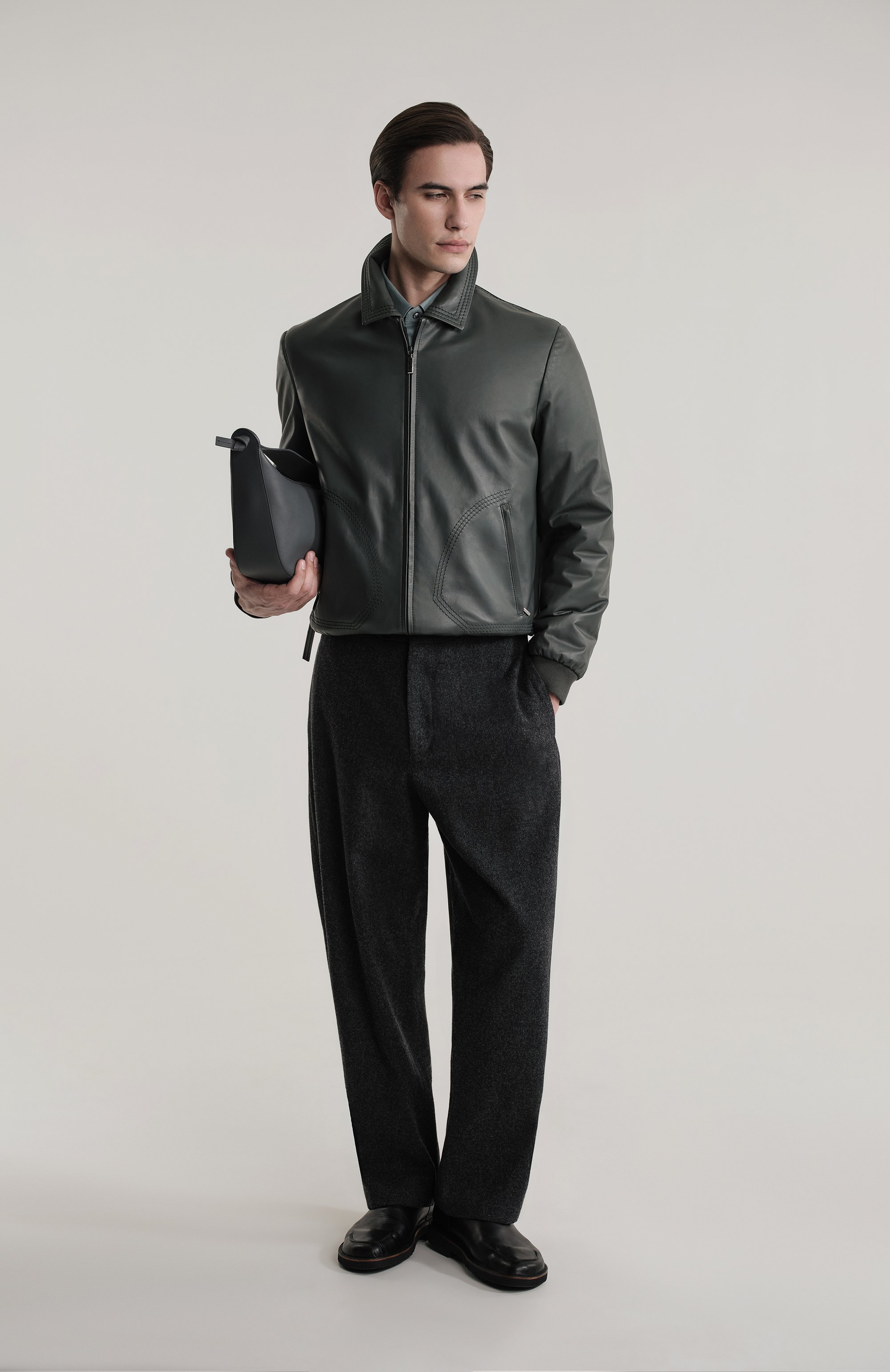 Шерстяные брюки JIL SANDER, арт. J47KA0233/J40182, фото 6