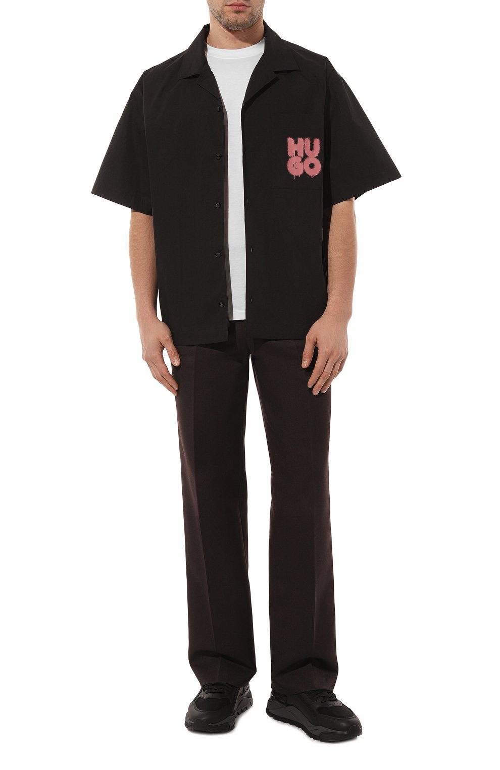 Хлопковая рубашка HUGO, арт. 50490648, фото 2