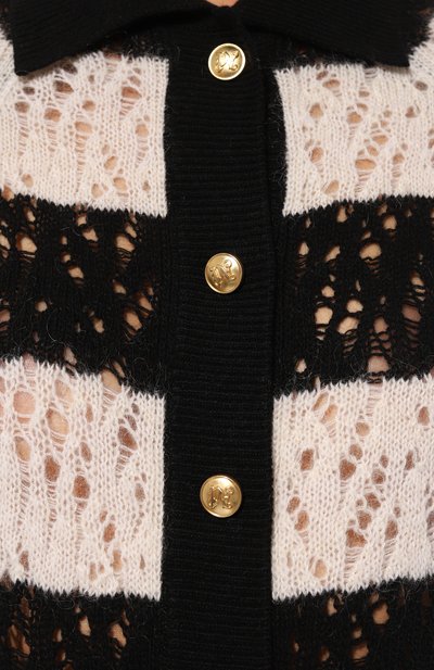 Шерстяной кардиган PALM ANGELS, арт. PWHB035F24KNI001, фото 5