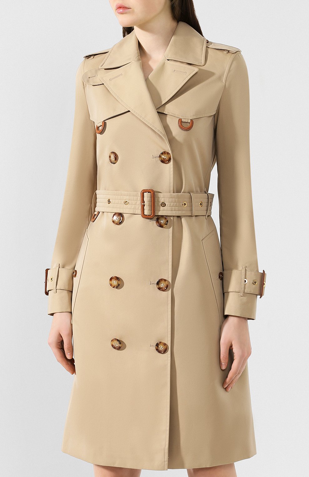 Хлопковый тренч islington BURBERRY, арт. 8014155, фото 3