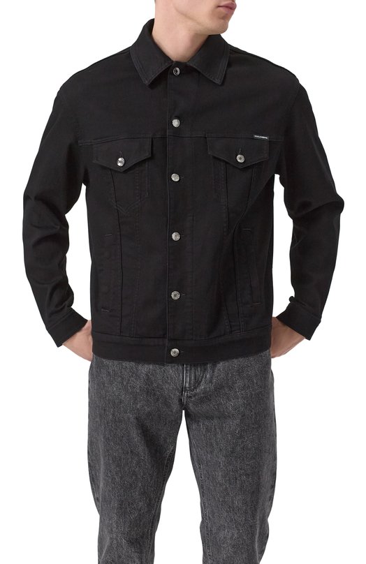 Джинсовая куртка Dolce & Gabbana G9NL5D/G8GW6 Чёрный  G9NL5D/G8GW6 Фото 3