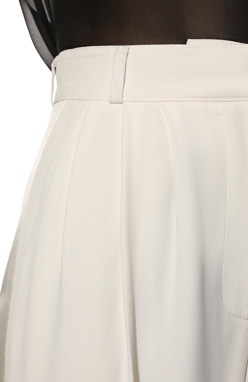 Брюки ALEXANDER MCQUEEN молочного цвета по цене 107000 руб., арт. 585278/QEAAA, фото 5 Брюки ALEXANDER MCQUEEN, арт. 585278/QEAAA, фото 5