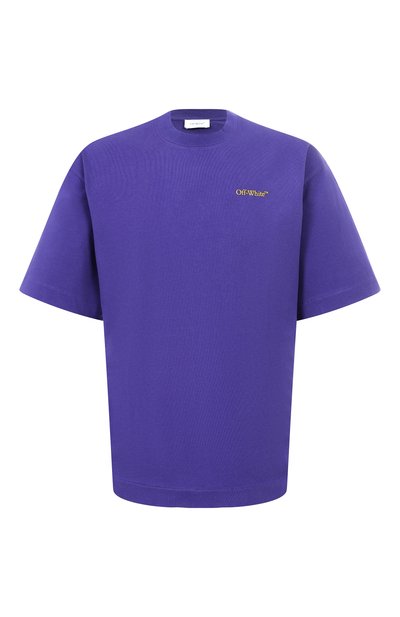 Мужская хлопковая футболка OFF-WHITE, арт. 0MAA120S25JER00D