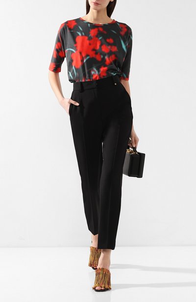 Хлопковый топ DRIES VAN NOTEN красного цвета по цене 26200 руб., арт. 191-31193-7624, фото 2 Хлопковый топ DRIES VAN NOTEN, арт. 191-31193-7624, фото 2
