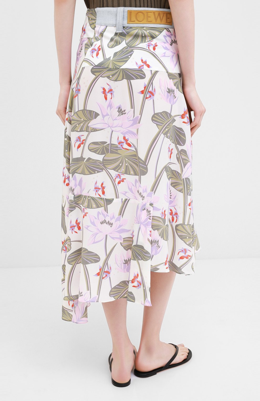 Шелковая юбка LOEWE, арт. S616344X12, фото 4