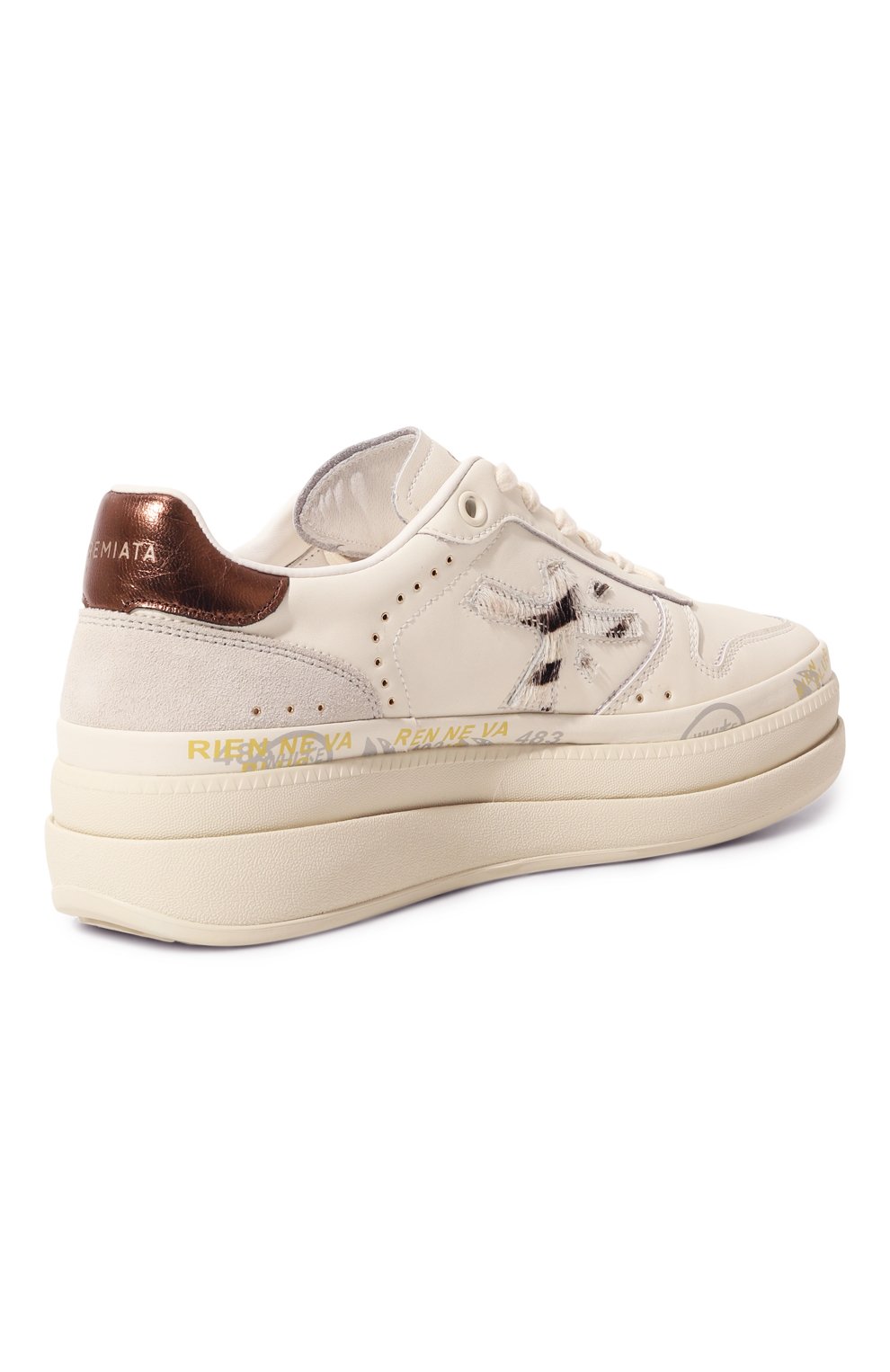 Кожаные кеды micol PREMIATA, арт. MIC0L/VAR 7035, фото 5