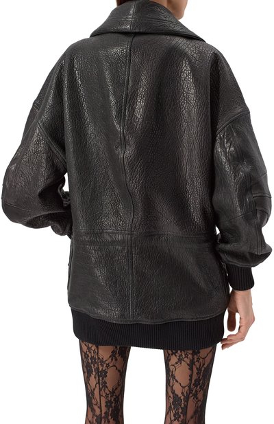 Кожаный бомбер THE ATTICO, арт. 250WCB00072/LBT122AA, фото 4