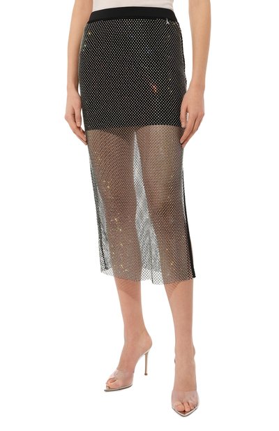 Юбка с отделкой стразами PATRIZIA PEPE, арт. 8G0328_A9U8, фото 3