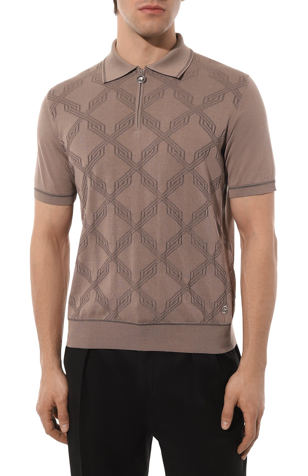 Поло из шелка и хлопка STEFANO RICCI, арт. K818046P31/F23174, фото 3