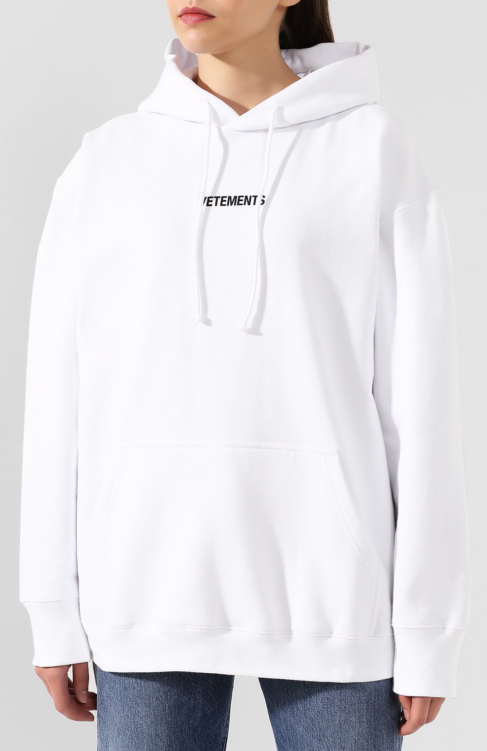 Хлопковое худи VETEMENTS, арт. UAH20TR725/W, фото 3