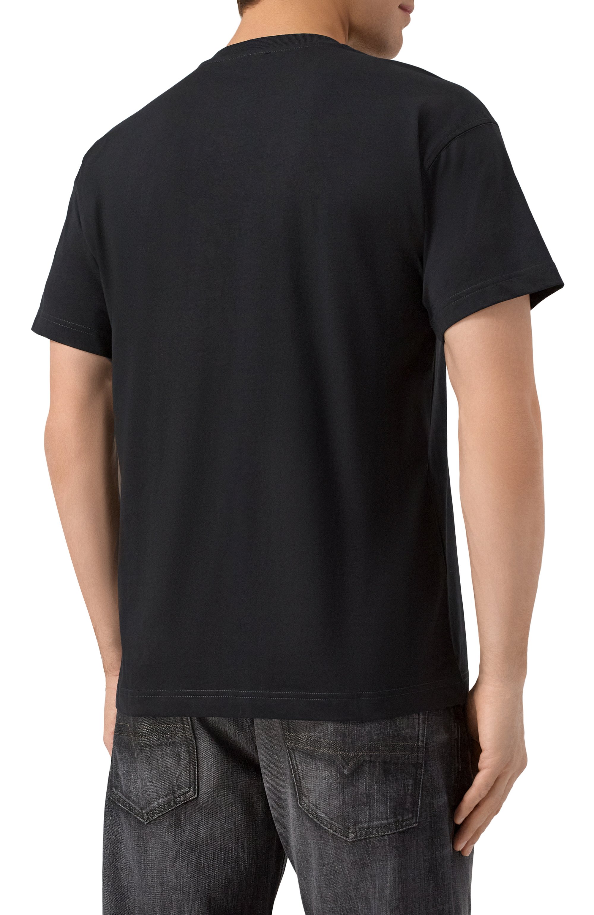 Хлопковая футболка DIESEL, арт. A19436/0PLAT, фото 4