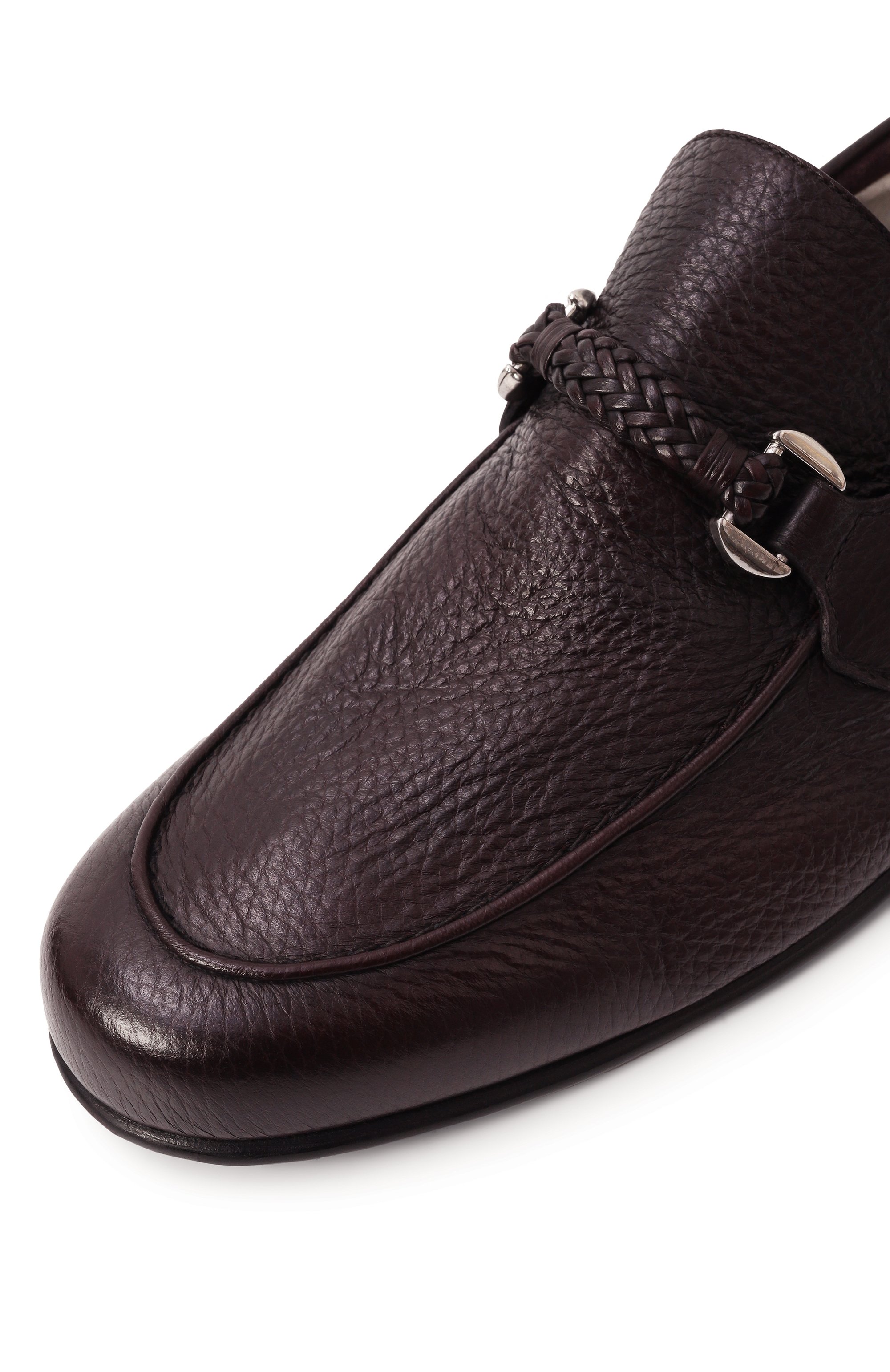 Кожаные лоферы BARRETT, арт. 171U067.18/CERV0 ASP0RTABILE, фото 7