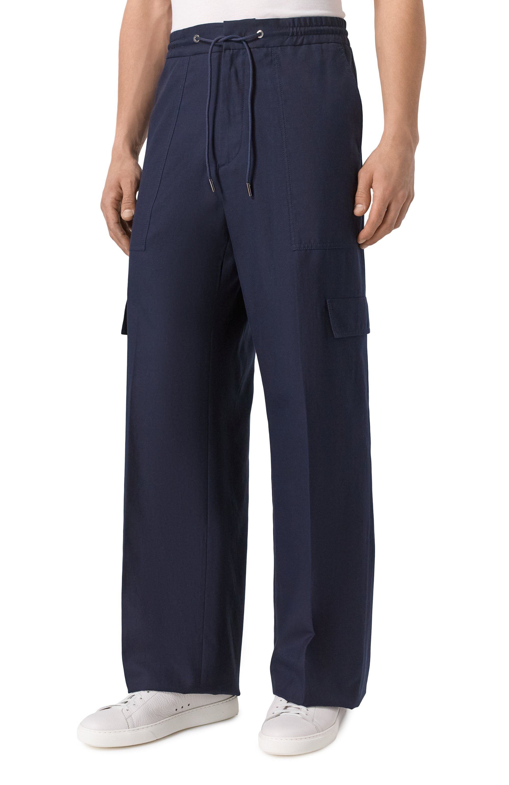 Брюки-карго из хлопка и шелка MVST, арт. 25E/X1P/0/B031/0207, фото 3