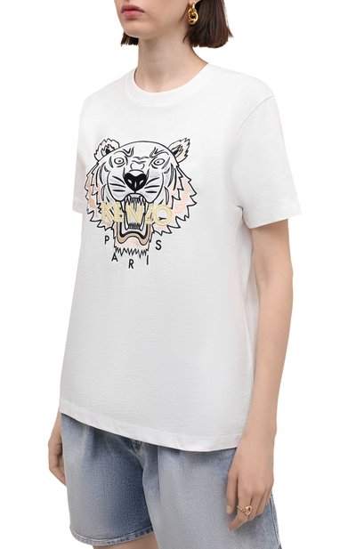 Хлопковая футболка KENZO, арт. FC52TS9124Y0, фото 3